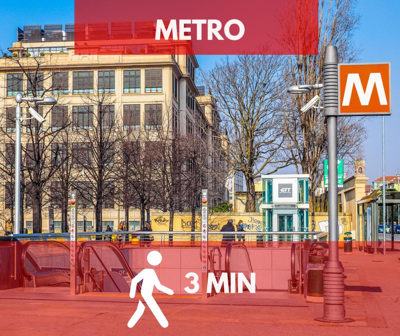 Casa Lingotto Fiere Metro Lejlighed Torino Eksteriør billede
